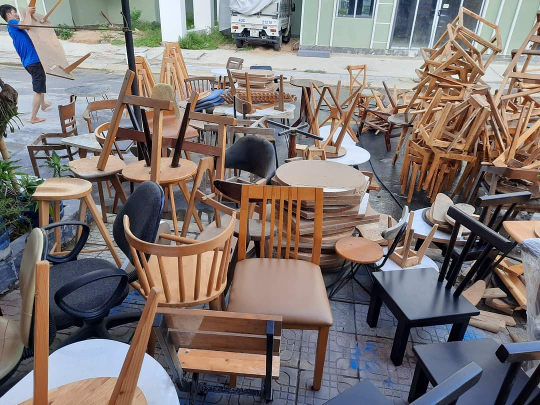 bàn ghế nhà hàng cũ tphcm