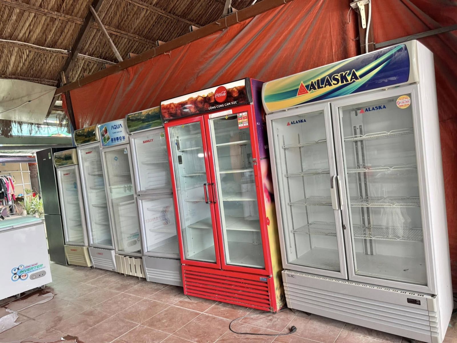 thu mua tủ mát cũ