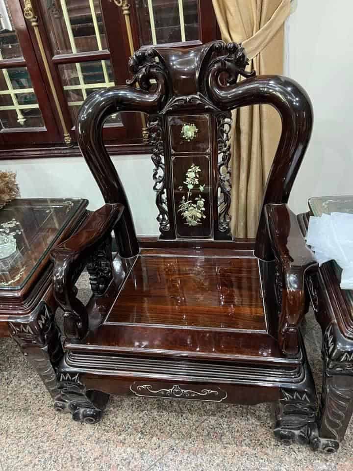 Bộ bàn ghế gỗ trắc cũ
